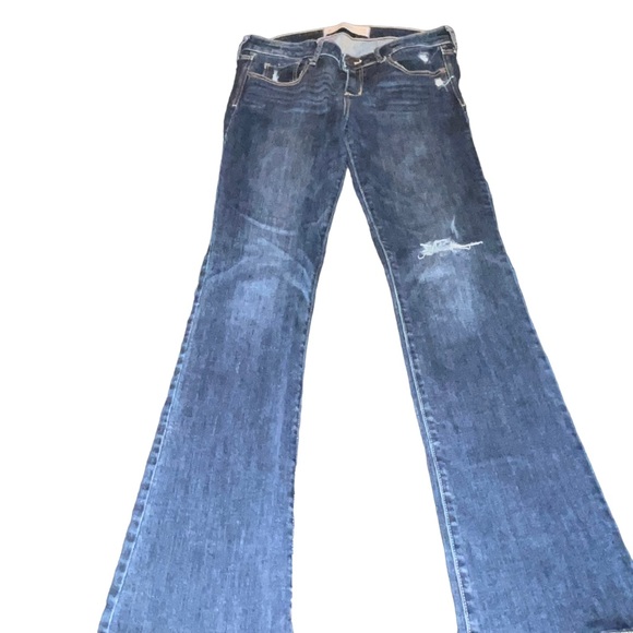 Abercrombie & Fitch Women’s Jeans Size 8R W29 L33 The A&F Boot Jean Distressed - Picture 5 of 5